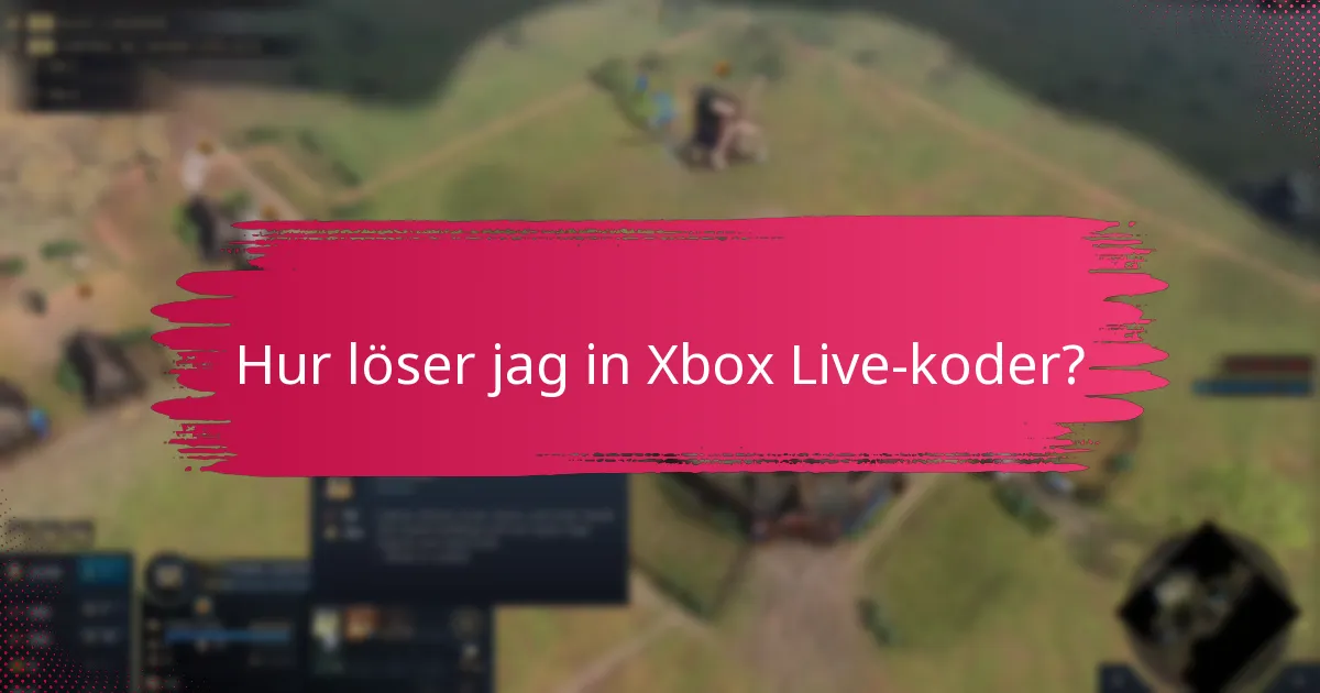 Vilka är kontokrav för Xbox Live?