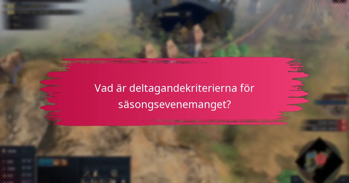 Vilka exklusiva föremål kan spelarna tjäna under säsongsevenemanget?