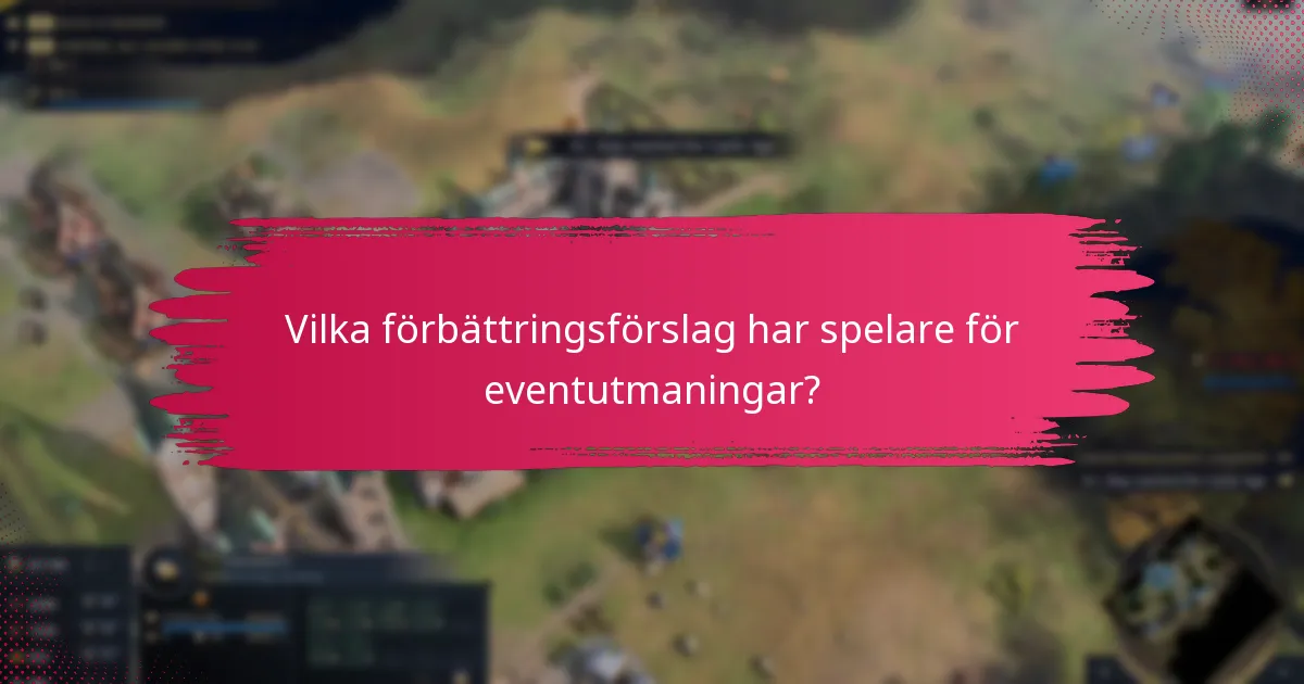 Vilka mätvärden används för att utvärdera eventutmaningar?